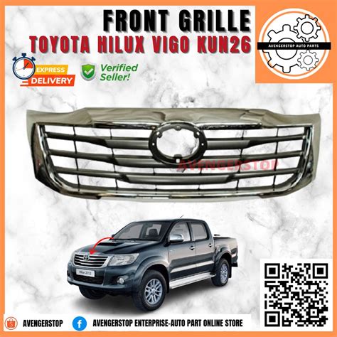 FASTLINK TOYOTA HILUX VIGO CHAMP KUN26 2011 2014 FRONT GRILLE DEPAN