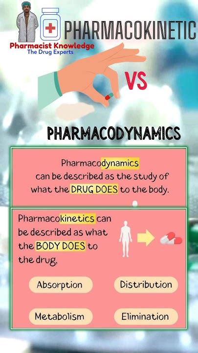 Pharmacokinetics Vs Pharmacodynamics Easy Concept Youtube