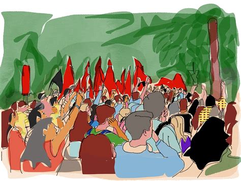 demonstration students workers  image  pixabay