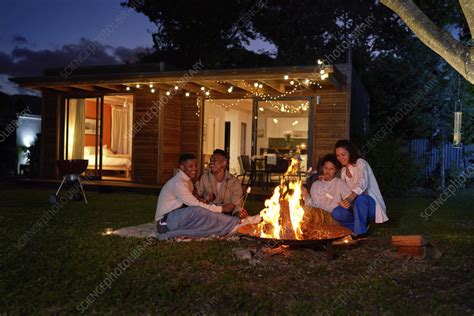 Gay Couples Roasting Marshmallows Stock Image F Science Photo Library
