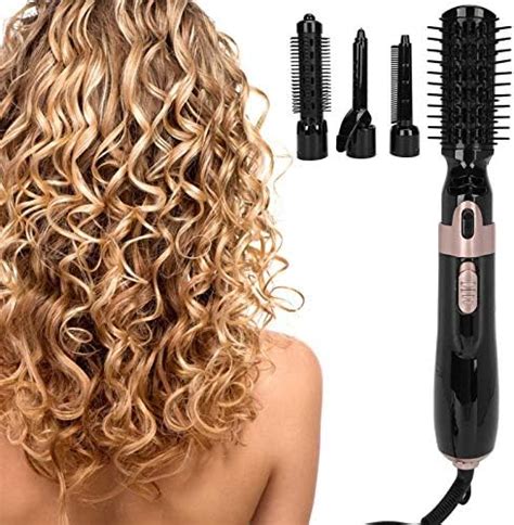 Amazon Hair Dryer Brush In Hot Air Brush Curler Combo With Interchangeable Heads