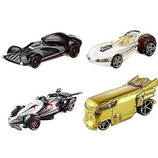 Buy Star Wars Hot Wheels Car Set Princess Leia C Po Darth Vader Sith Inquisitor Star