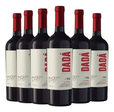 Vino Dada Art Malbec 391 Finca Las Moras 750ml Caja 6