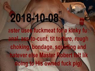 Fuckmeat Films 20181008 Master Uses Fuckmeat For A Kinky Fuck BBW BDSM Cumslut Slave