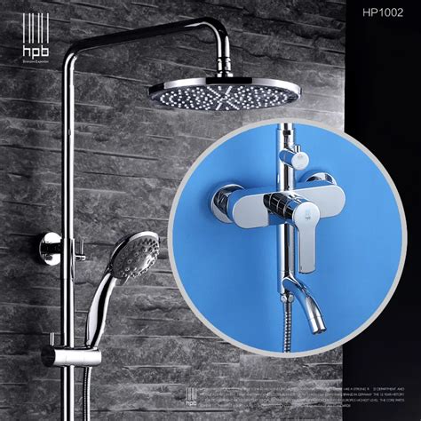 Full Copper Hot Water And Cold Water Shower Bath Water Valve Bath Faucet Shower In Shower