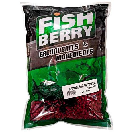 Пеллетс карповый Carp pellets "Робин Ред" (красный) 6мм - 1кг - купить ...