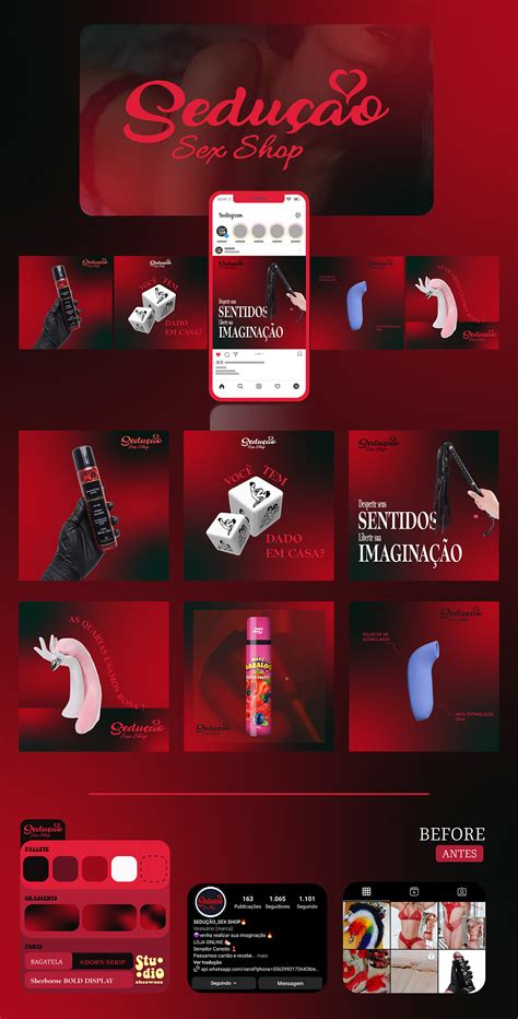 Sedu O Sex Shop Social Media On Behance