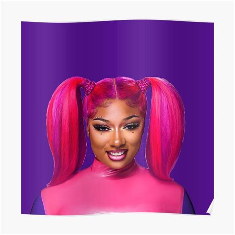 Megan Thee Stallion Poster By Tobylozandro Redbubble