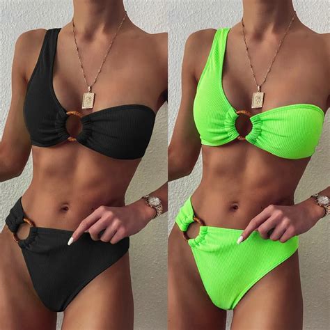 Two Piece Swimsuit Conjunto Biquíni Aliexpress