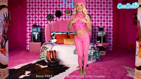 Blonde Doll Rubbing Her Pussy