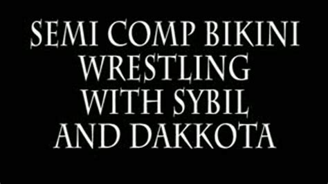 FFGFAN Sybil Vs Dakkota Bikini Semi Comp Wrestling Fantasy Fight Girls By SSP Clips Sale