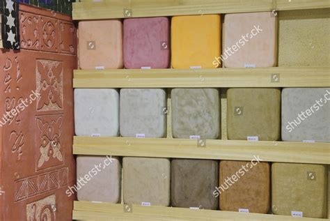 Traditional Moroccan Plaster Walls Technique Called Editorial Stock