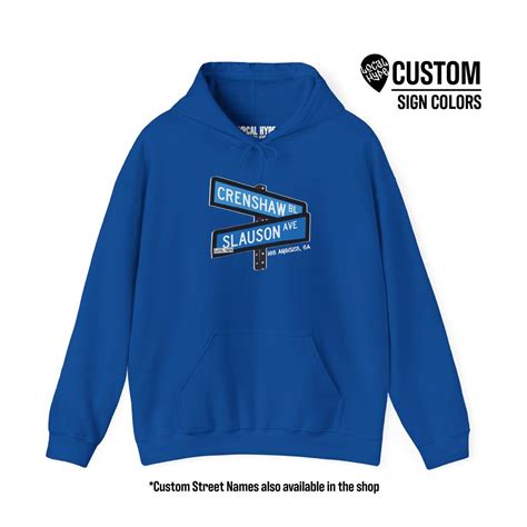 Crenshaw Slauson Custom Choose Street Sign Colors Hyde Park South La