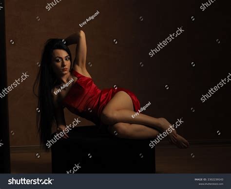 Sexy Gorgeous Beautiful Brunette Long Hair Stock Photo Shutterstock