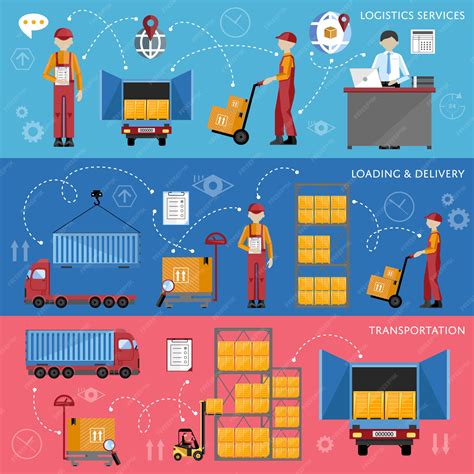 O Que É Processamento Logístico - Ilustração em vetor infográficos processo logístico | Vetor Premium