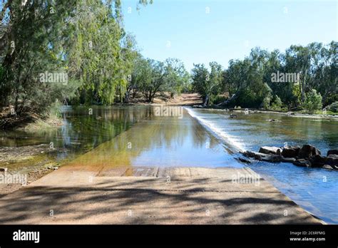 View Of Roper Bar Crossing Northern Territory Nt Australia Stock