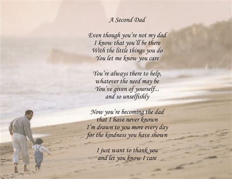 Personalized Poem A Second Dad Etsy Canada Dad Poems Poems Dads