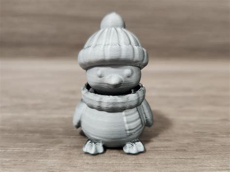 Mini Penguin Bobblehead Free 3d Print Model Makerworld
