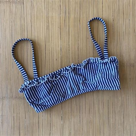 Solid And Striped Bikini Top Size Xs Great Depop