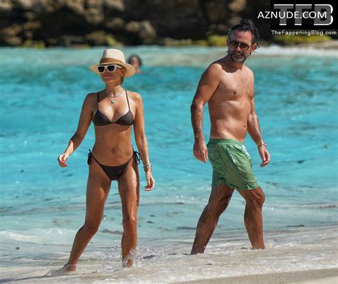 Sylvie Meis Sexy Seen Flaunting Her Hot Body In A Bikini On New Years In St Barts Aznude
