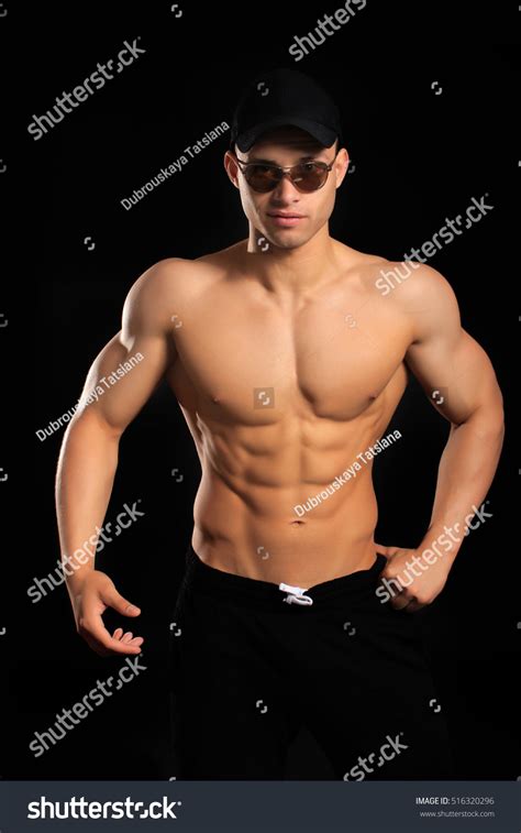 Handsome Bodybuilder Man Naked Torso Showing Stock Photo Shutterstock