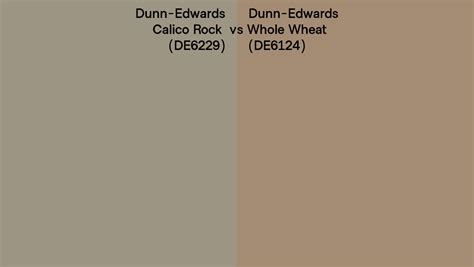 Dunn Edwards Calico Rock Vs Whole Wheat Side By Side Comparison