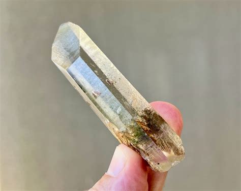 Trigonic Starbrary Quartz With Unique Etchings And Record Keepers Rare