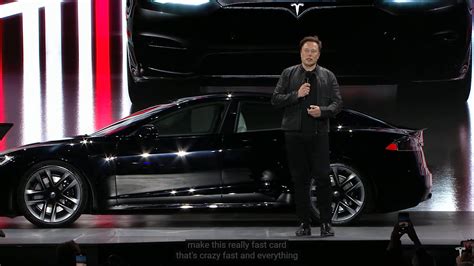 Tesla And Elon Musk Preach To The Converted With The Model S Plaid