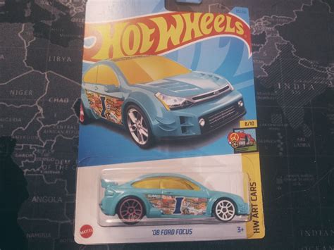 Hot Wheels 08 Ford Focus Turquoise 2023 HW Art Cars 8 10 EBay