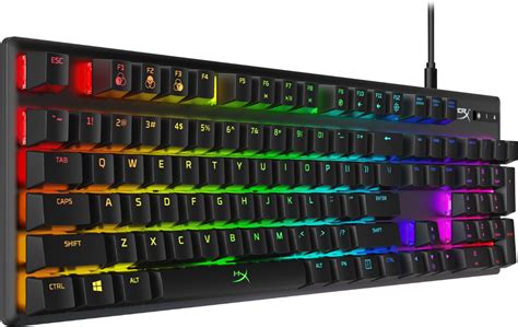Hyperx Alloy Origins Full-Size Wired Mechanical Red Switch Gaming ...