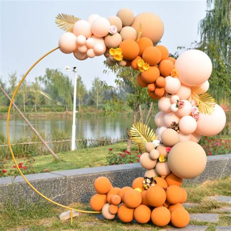 Balloon DIY Kit BG05 Orange Mate White Stuffed Mate Nude Balloon Garland Party Wedding
