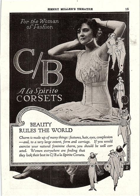 C B A La Sprite Corsets Lingerie 1921 Ad AF3 10 Etsy
