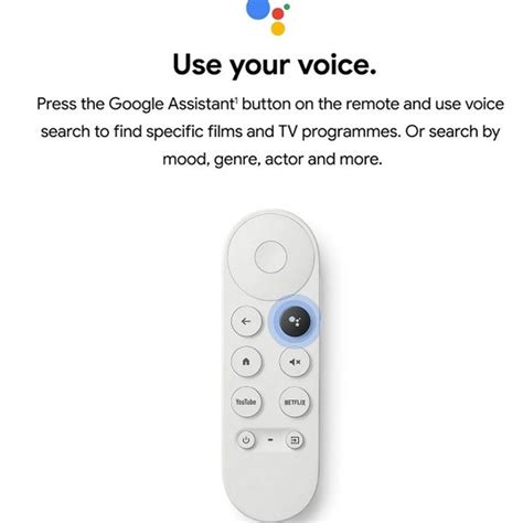 New Bluetooth Voice Remote Control For 2020 Google TV Chromecast 4K