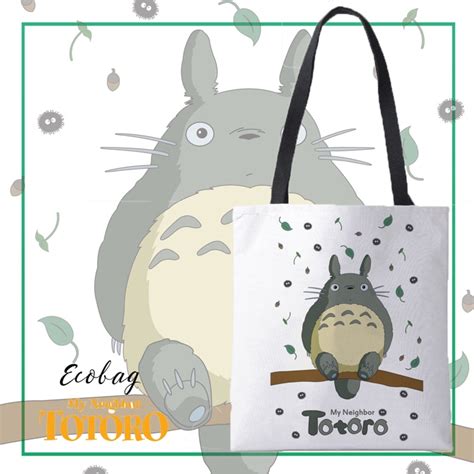 Bolsa Ecobag Artesanal Personalizada Studio Ghibli Shopee Brasil