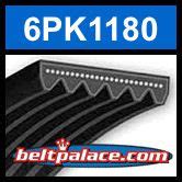 6PK1180 Automotive Serpentine Belt | 1180mm x 6 ribs. Automotive Micro ...
