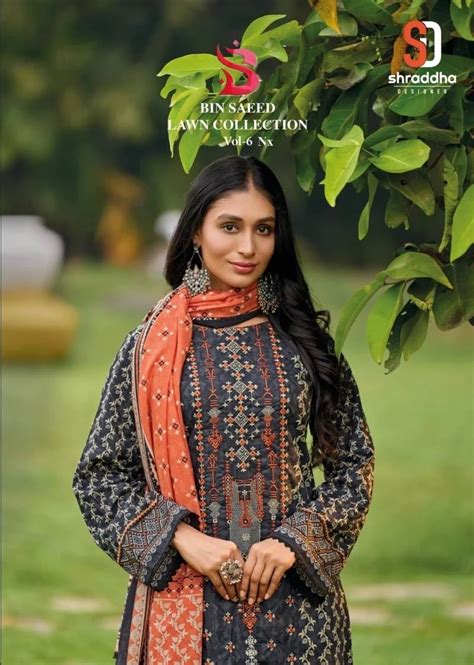 Shraddha Bin Saeed Lawn Collection Vol Nx Cotton Pakistani Salwar Suit