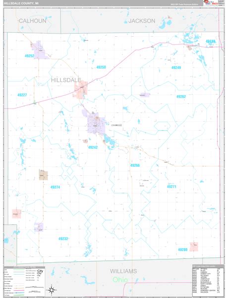 Hillsdale County Mi Maps