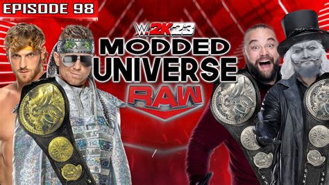 Wwe K Modded Universe Mode Episode Raw Youtube