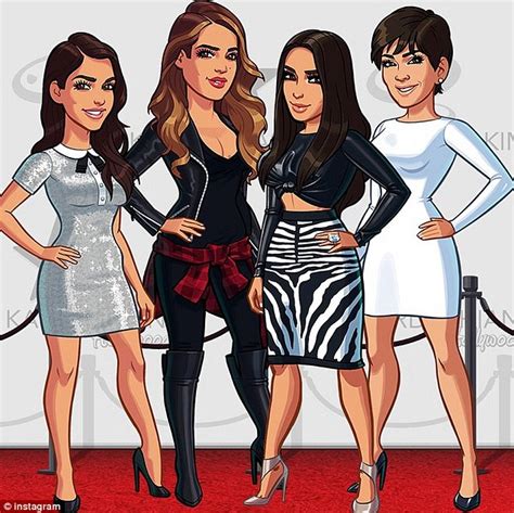 Kourtney And Khloe Join Kim Kardashians Hollywood Game Daily Mail Online