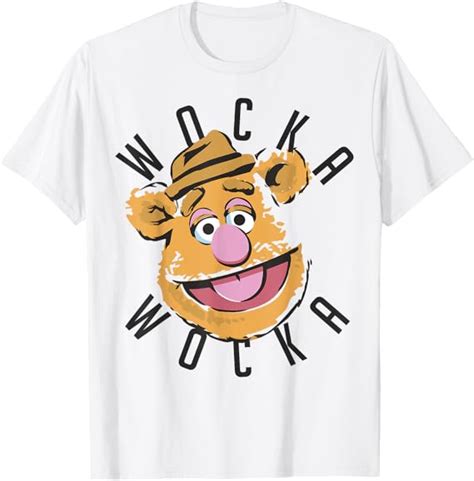 Disney The Muppets Fozzie Bear Wocka Wocka Big Face T Shirt