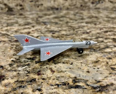 Matchbox Sky Busters Argent Urss Union Sovi Tique Russie Mig Avion De