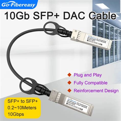 10G/1G SFP DAC Cable 20cm/1/2/3/5/7/10m Passive Direct Attach Copper ...