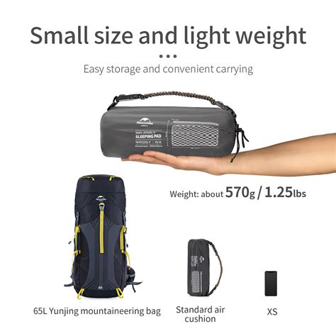 Nệm hơi đơn FC-10 single sleeping pad NH19Z032-P và NH19Z001-P/ túi hơi ...