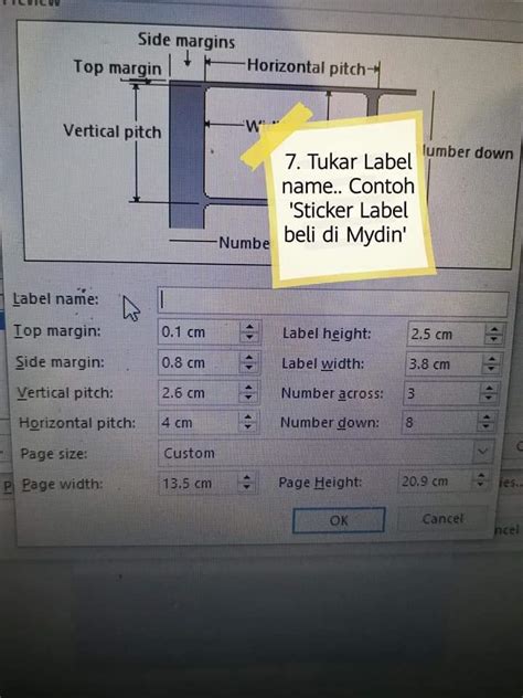 Tutorial Cara Buat Label Sticker Nama Dengan Menggunakan Microsoft Word