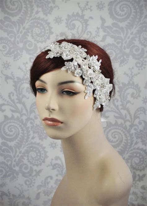 Bridal Headband With Crystals And Tiny Sequins Crystal Hair