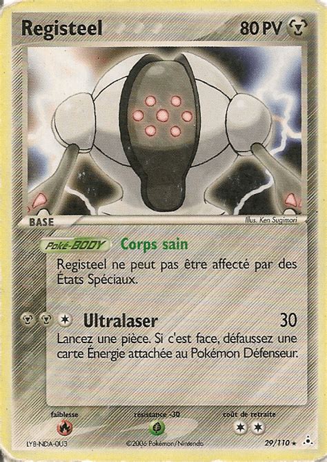 Registeel EX Fantômes Holon 29 Cards Hunter