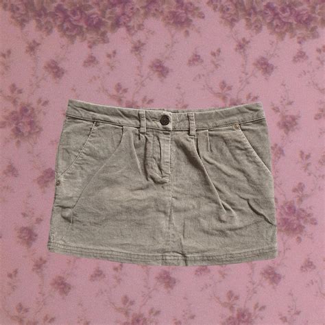 Fairy Grunge Corduroy Mini Skirt Adorable Depop