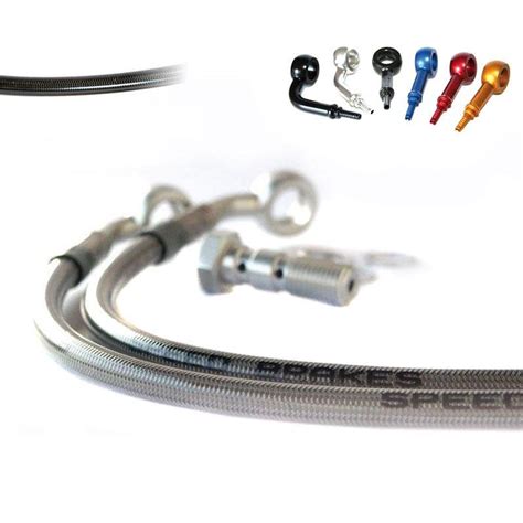 Kit De Latiguillos Met Licos Speed Brakes Inox Delantero Latiguillos