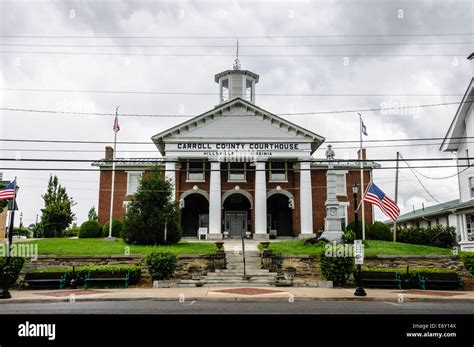 Carroll County Courthouse, 605 Pine Street, Hillsville, Virginia Stock ...