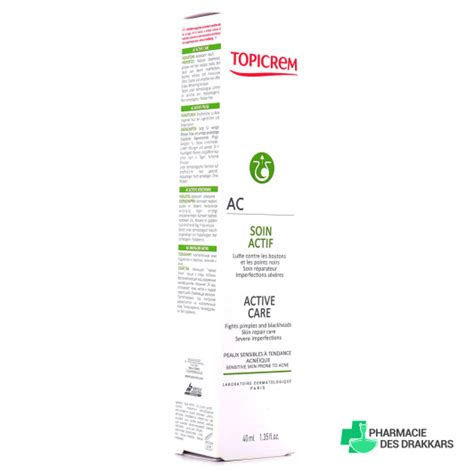 Topicrem AC Soin Actif - Peaux sensibles à tendance acnéique